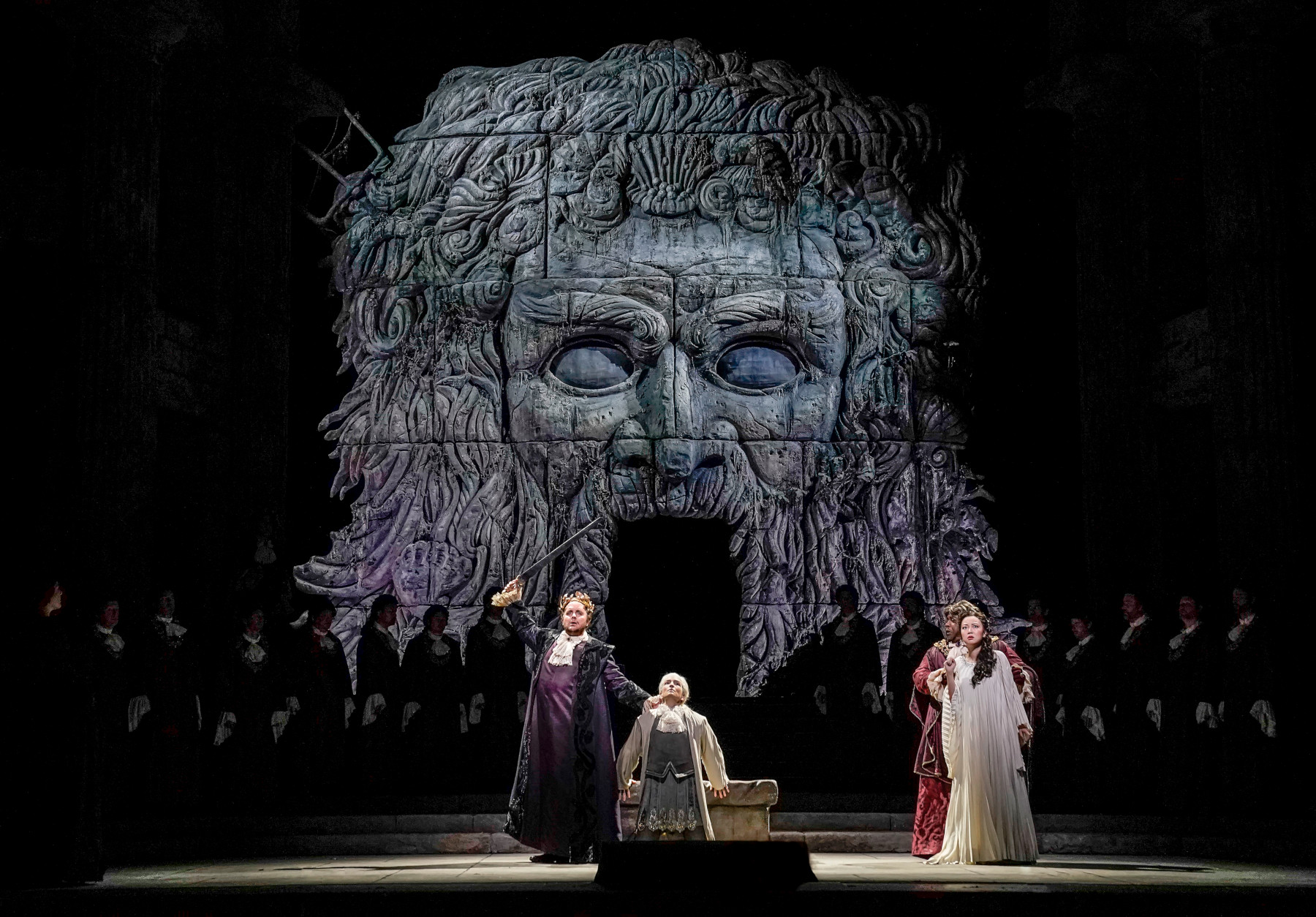 A scene from Mozart's "Idomeneo."