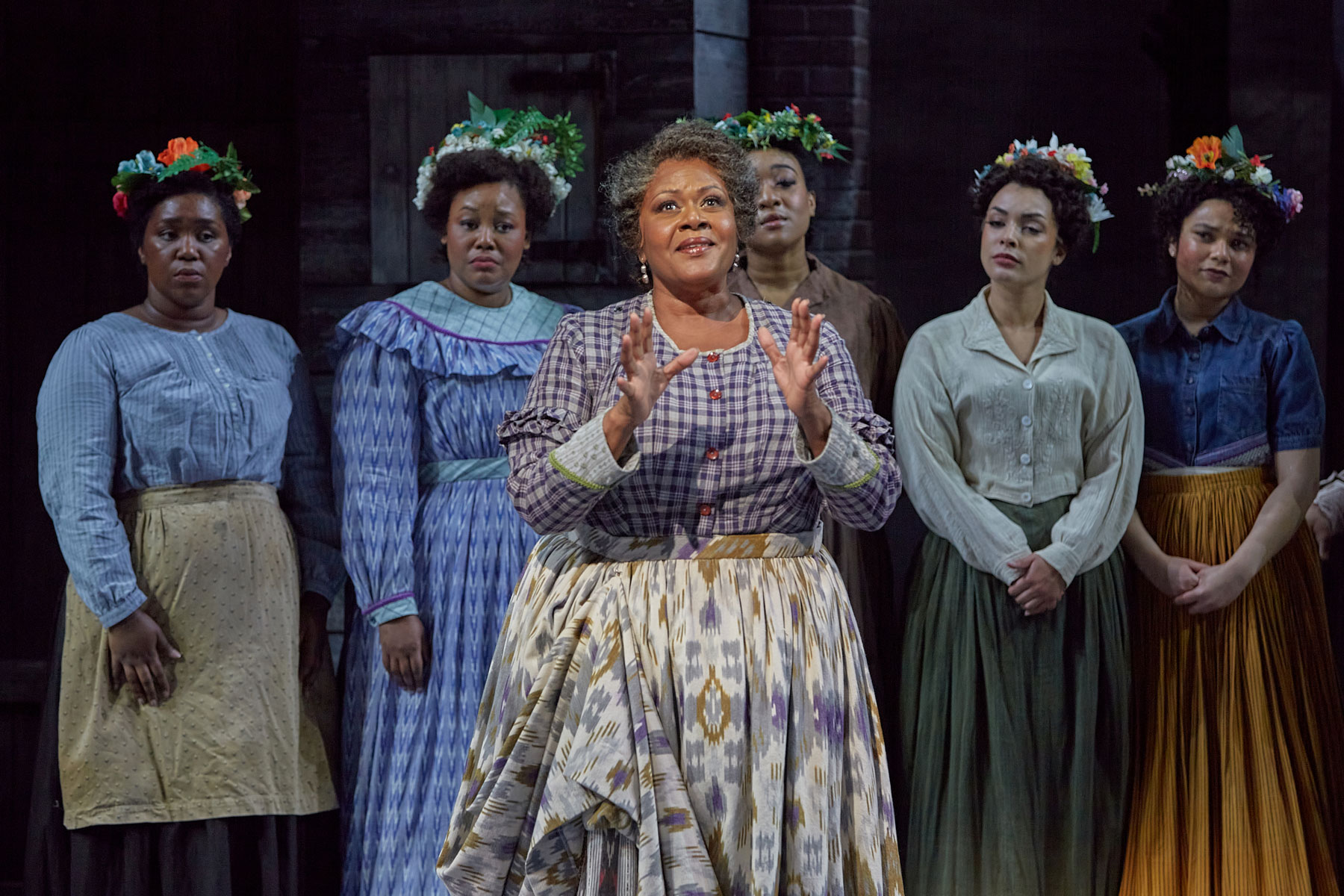 Tichina Vaughn as Monisha in "Treemonisha" by Scott Joplin, reimagined by composer Damien Sneed and librettist Karen Chilton. Photo © Eric Woolsey